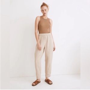 Madewell Light Spun Pull On Gauze Balloon Pants
